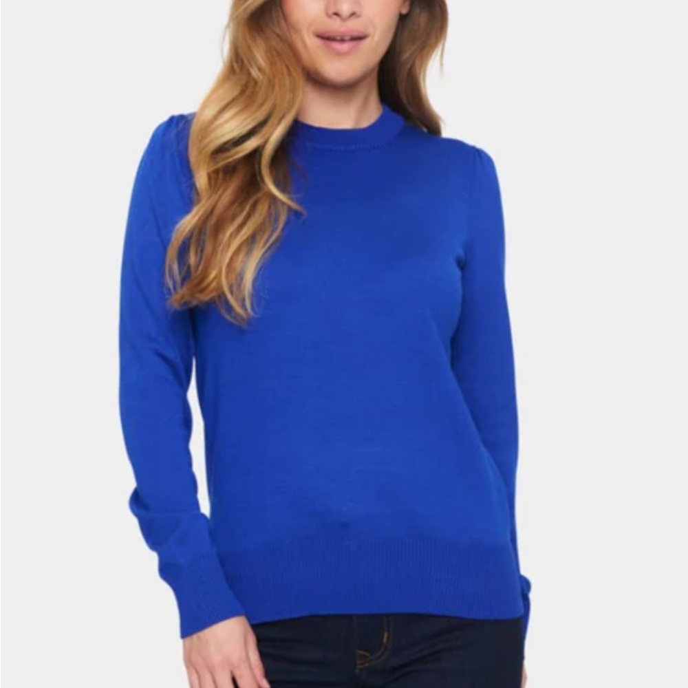 Women's Crewneck Sweater in Royal Blue